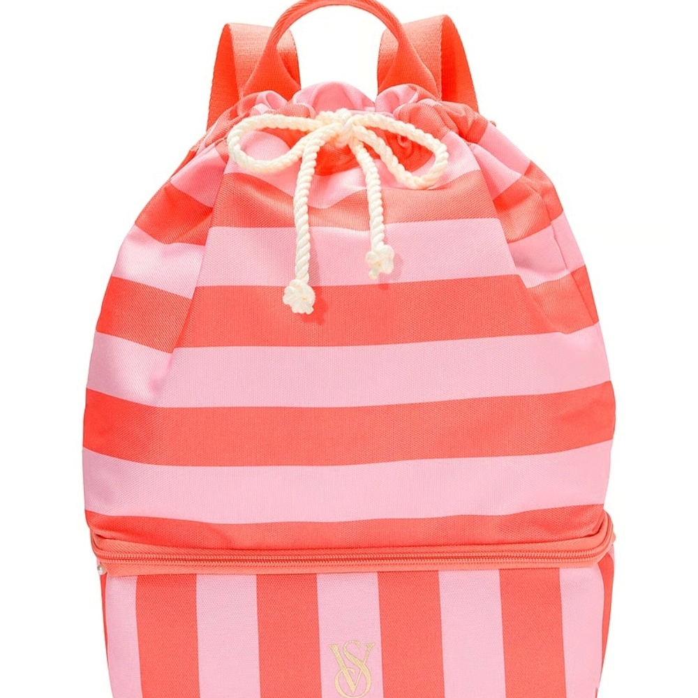 Victoria's Secret Pink Backpack with Drawstring Closure